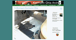 Desktop Screenshot of karmann-ghia-archiv.de